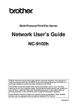 Brother NC-9100H Benutzerhandbuch