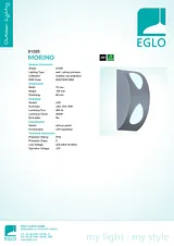 Eglo MORINO 91095 产品宣传页