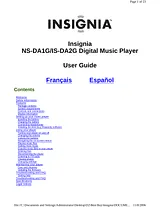 Insignia IS-DA2G ユーザーズマニュアル