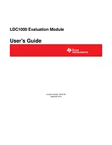 Texas Instruments LDC1000EVM - Evaluation Module for Inductance to Digital Converter with Sample PCB Coil LDC1000EVM LDC1000EVM User Manual