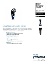 Philips dry electric razor PT734/41 PT734/41 Prospecto