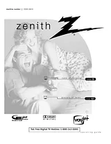 Zenith iqd61w20 Руководство Пользователя