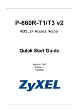 ZyXEL p-660r-t1 v2 ユーザーズマニュアル