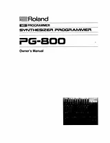 Roland PG-800 사용자 설명서