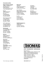 Thomas Super 30 s User Manual