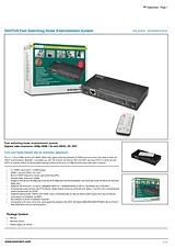 Digitus Fast Switch DS-45320 Leaflet