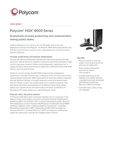 Polycom HDX 6000 7200-29025-102 Fiche De Données