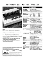 Panasonic KXP-1150 Leaflet