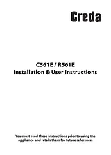 Creda C561E/R561E User Manual