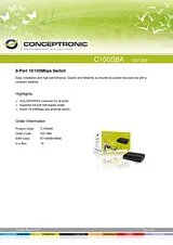 Conceptronic C100S8A C07-069 Benutzerhandbuch