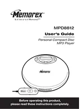 Memorex MPD8812 Manual Do Utilizador