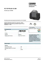 Phoenix Contact Type 1 surge protection device FLT-CP-PLUS-1C-350 2882695 2882695 Data Sheet