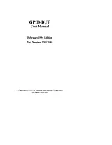 National Instruments GPIB-BUF 用户手册