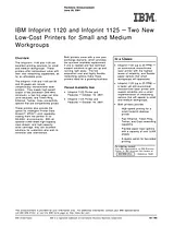 IBM 1125 Guida Di Riferimento