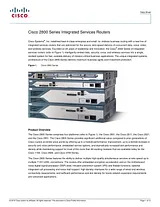 Cisco 2821 C2821-VSEC-CUBE/K9 Data Sheet
