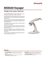 Honeywell MS9540 VoyagerCG MK9540-37A38 Leaflet
