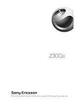 Sony Ericsson Z300A Справочник Пользователя