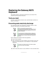 Gateway M275 Mode D'Emploi