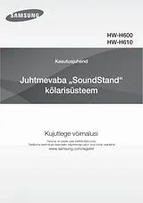 Samsung Soundbar HW-H600
4.2 kanal Справочник Пользователя