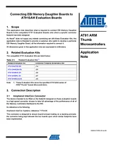 Atmel Evaluation Board using the SAM7SE Microcontroller AT91SAM7SE-EK AT91SAM7SE-EK Data Sheet
