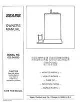 Sears 625.34929 Manual De Usuario