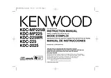 Kenwood KDC-MP225B Справочник Пользователя