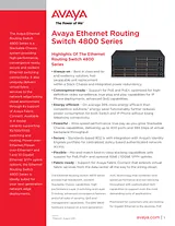Avaya 4850GTS AL4800B78-E6 사용자 설명서