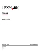 Lexmark W850DN 用户手册