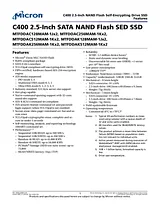 Micron 128GB RealSSD C400 SED MTFDDAK128MAM-1J12 Benutzerhandbuch