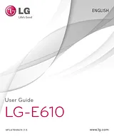 LG E610WH Optimus L5 Mode D'Emploi