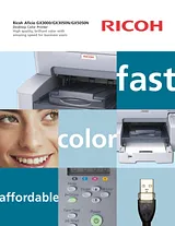 Ricoh GX3050N Справочник Пользователя