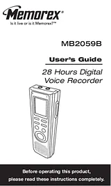 Memorex MB2059B ユーザーズマニュアル