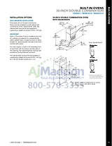 Thermador MEDMC301JS Installation Instruction