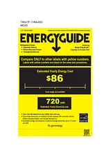Samsung RF28JBEDBSG Energy Guide