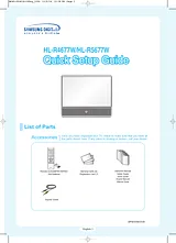Samsung hl-r4677 Anleitung Für Quick Setup
