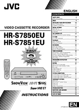 JVC HR-S7851EU 用户手册