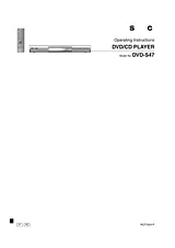 Panasonic dvd-s47 Benutzerhandbuch