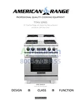 American Range ARR304ISDFN 规格说明表单