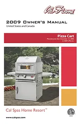 Cal Flame PIZZA CART LTR20091039 Manual De Usuario