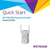 Netgear EX3800 – AC750 WiFi Range Extender Installation Guide