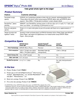 Epson 890 Specification Guide