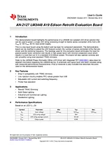 Texas Instruments LM3448 Evaluation Board LM3448-EDSNEV/NOPB LM3448-EDSNEV/NOPB 데이터 시트
