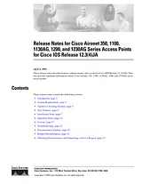 Cisco Cisco Aironet 1200 Access Point 發佈版本通知