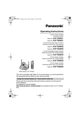 Panasonic KX-TG5631 작동 가이드