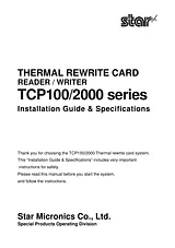 Star Micronics TCP100 Series Manuale Utente