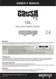 Orange Amplifiers cr12l User Guide