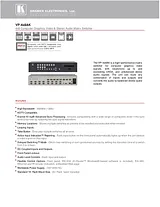Kramer Electronics VP-4X8AK 产品宣传页