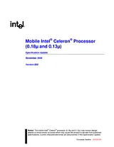 Intel 900 MHz KC80526NY900128 Data Sheet