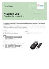 Fujitsu Presenter II S26391-F2544-L200 전단