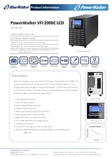 BlueWalker PowerWalker VFI 2000C LCD 10120178 ユーザーズマニュアル